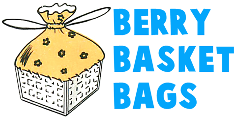 Making Berry Basket Bags