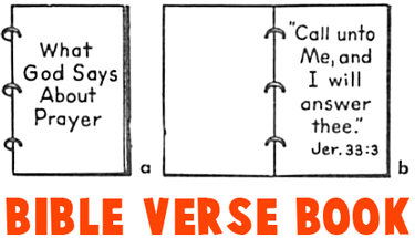 Making a Bible Verses Book
