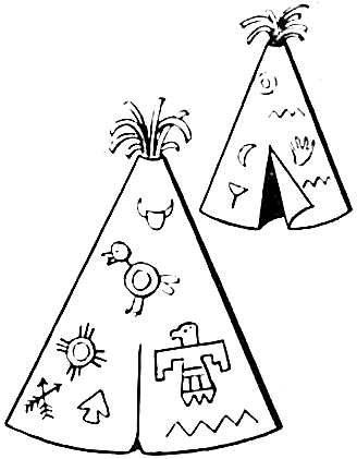 Cone Shaped Tepees