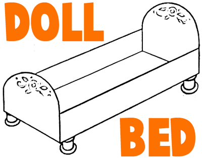 HOW TO MAKE BABY DOLL CRIBS or BEDS