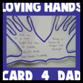 Open Hands Fathers Day Card