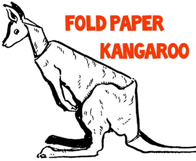 Folding Paper Kangaroos
