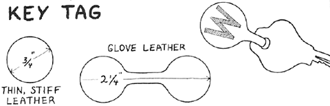 Leather Key Tags