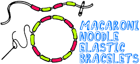 Macaroni Noodle Elastic Bracelets