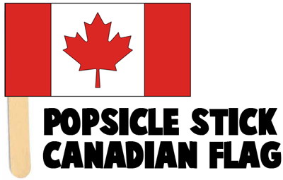 How to Make Popsicle Stick Canadian Flags