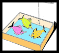 Safety Pin Fish Pond game