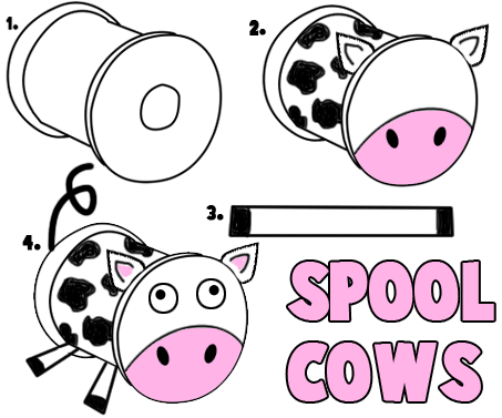 How to Make Spool Cows