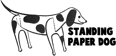 Standing Paper Dogs