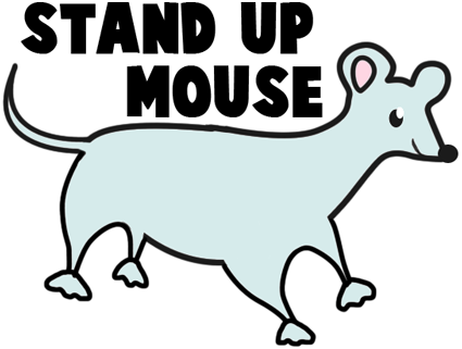 Stand Up Paper Mouse