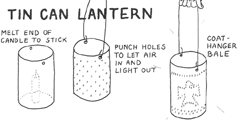 Tin Can Lanterns