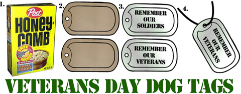 Veterans Day Dog Tags