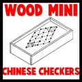 Wood Mini Chinese Checkers Game 
