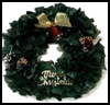 Recycled
  Bags Wreath