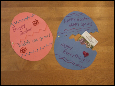 Surpise Easter Egg Card Craft for Kids