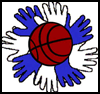 Basketball

  Wreath   : Basketball Crafts Activities for Children