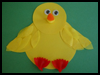 Baby Chick Collage : Bird Crafts for Children