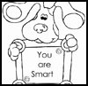 Online-Coloring-Pictures    : Blue's Clues Coloring Printables
