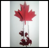 Maple
  Leaf Mobile  : Canada's Maple Leaf Crafts Activities