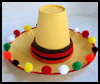 Mini<br /> Sombrero : Cinco de Mayo Crafts Activity for Children