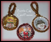 Recycled
  Bottle Cap Christmas card Frames  : Crafts with Metal Activities for Children