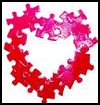 Heart
  Puzzle Frame   : Puzzle Crafts Activities for Children
