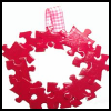 "Complete
  Me" Puzzle Wreath  : Crafts with Puzzle Pieces for Kids