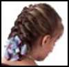 Shoelace
  Bow with Front Braids    : Shoelace Crafts for Children