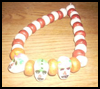 Day

  Of The Dead Necklace, Bracelet And Earrings Set