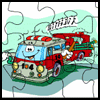 Fire
  Engine Puzzle  : Fire Fighters Crafts for Children