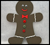 Foam Gingerbread Man Craft for Kids