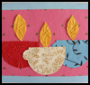 Diya
  Collage Card  : Hindu Crafts for Children
