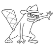How to Draw Perry the Platypus from Phineas and Ferb