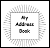 My
  Address Book  : How to Make Address Books Craft for Kids