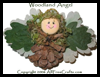 Woodland Pinecone Angel Craft for Kids