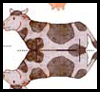 Cow Toy Printable Paper Craft