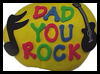 "Dad You Rock" Paperweight Gift for Father's Day 
