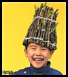 Stick Hats Nature Craft for Children