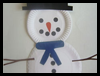 Paper Plate Snowman Winter Arts & Crafts Idea for Children 
