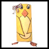 Chick Toilet Paper Roll Craft Easter Activity for Kids