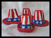 Miniature Uncle Sam Hats Craft