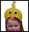 Chick Visor Easter or Spring Arts and Crafts Ideas for Children