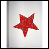 Fabric Shape Card : Making Christmas Cards Craft for Children