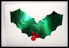 Holly Leaf Card : How to Make Christmas Cards Instructions