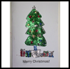 Glitter Christmas Tree Card : How to Make Christmas Cards Instructions