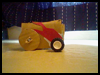 Cardboard Motorized Toy Car Craft Project Directions for Children 