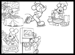 Fredscorner.nl: Free Mickey Mouse Coloring Book Pages Printables for Children