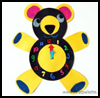 Teddy Tells The Time   : Numbers Crafts Activities for Children