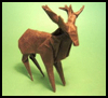 Folding Origami Stags Animals Tutorials