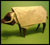 Making Origami Rams Animals