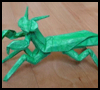 <strong>Making Origami Praying
  Mantis </strong>
